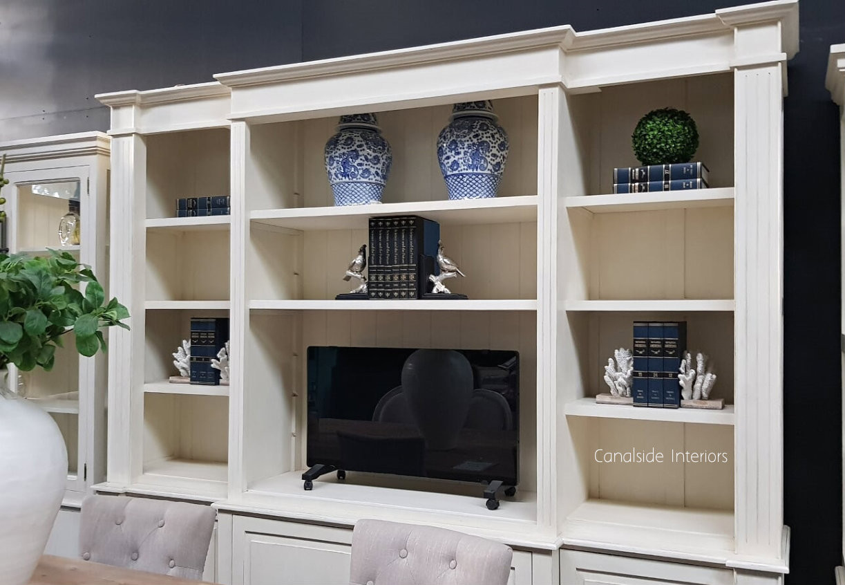 Yates TV Entertainment Wall Unit Library
