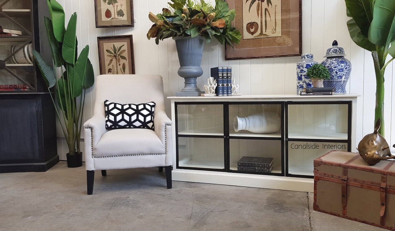 Alistair Glass TV Unit/ Sideboard