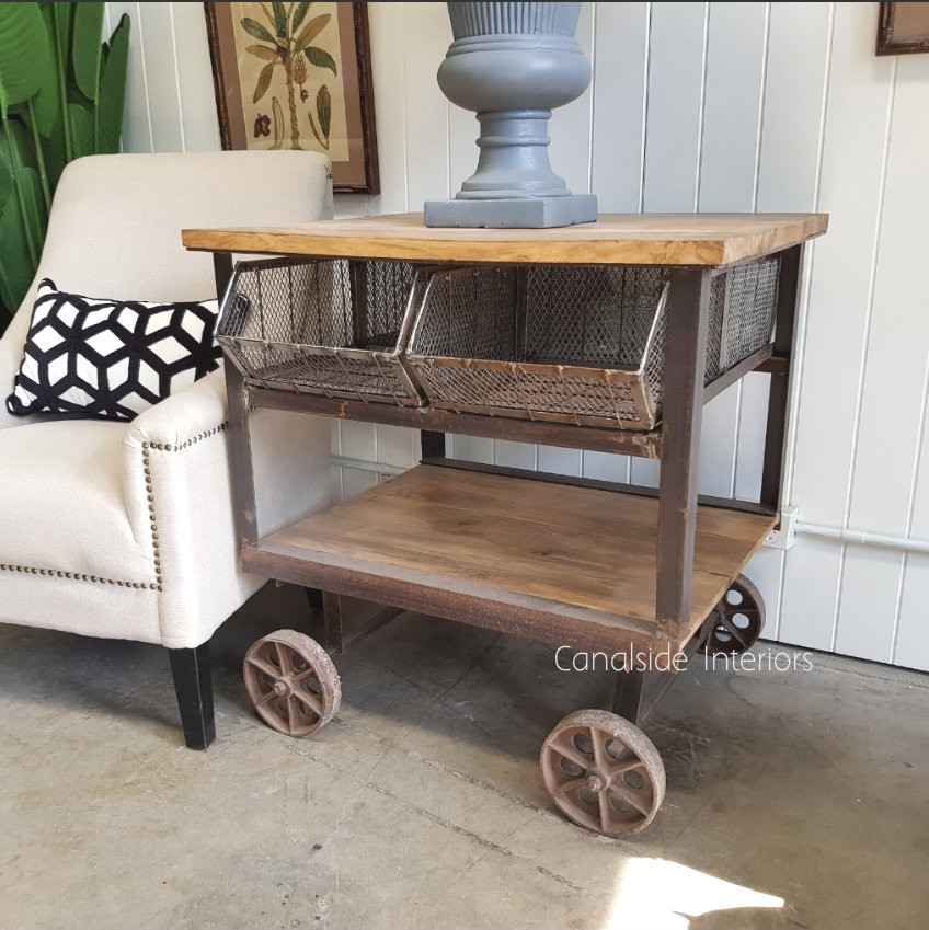 Tutti Booty Industrial Island Workbench / Cart