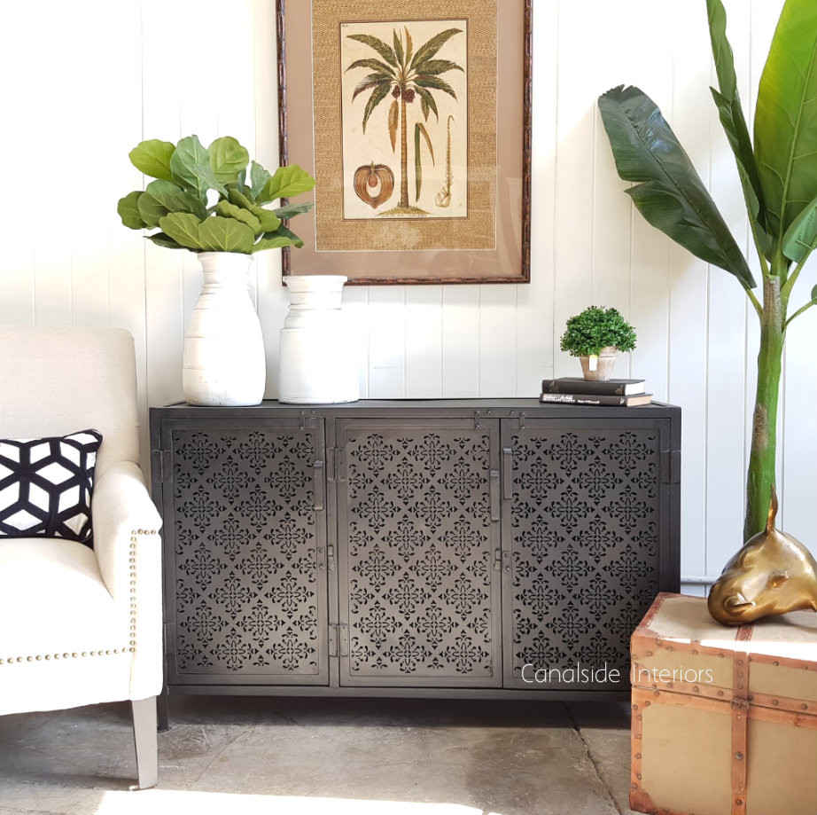Foundry Industrial 3 Door Sideboard with Perforated Metal