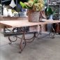 Peralta Dining Table with Reclaimed Elm Top