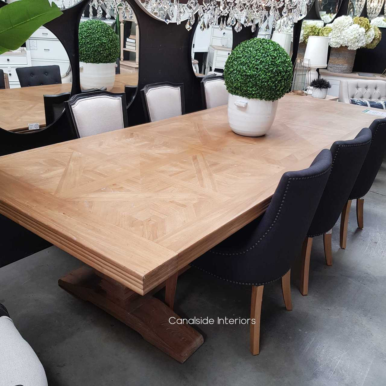 Banquet Size Artisan Parquetry Dining Table