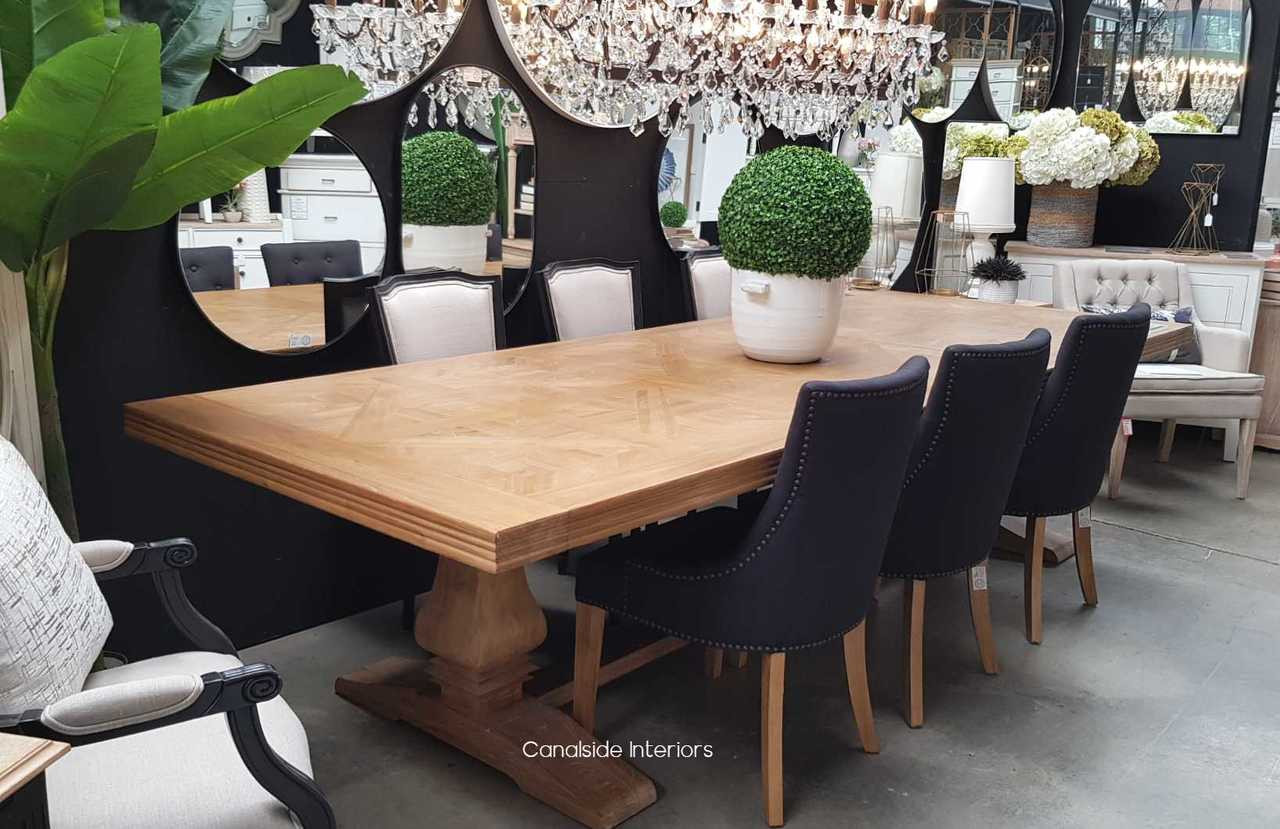 Banquet Size Artisan Parquetry Dining Table