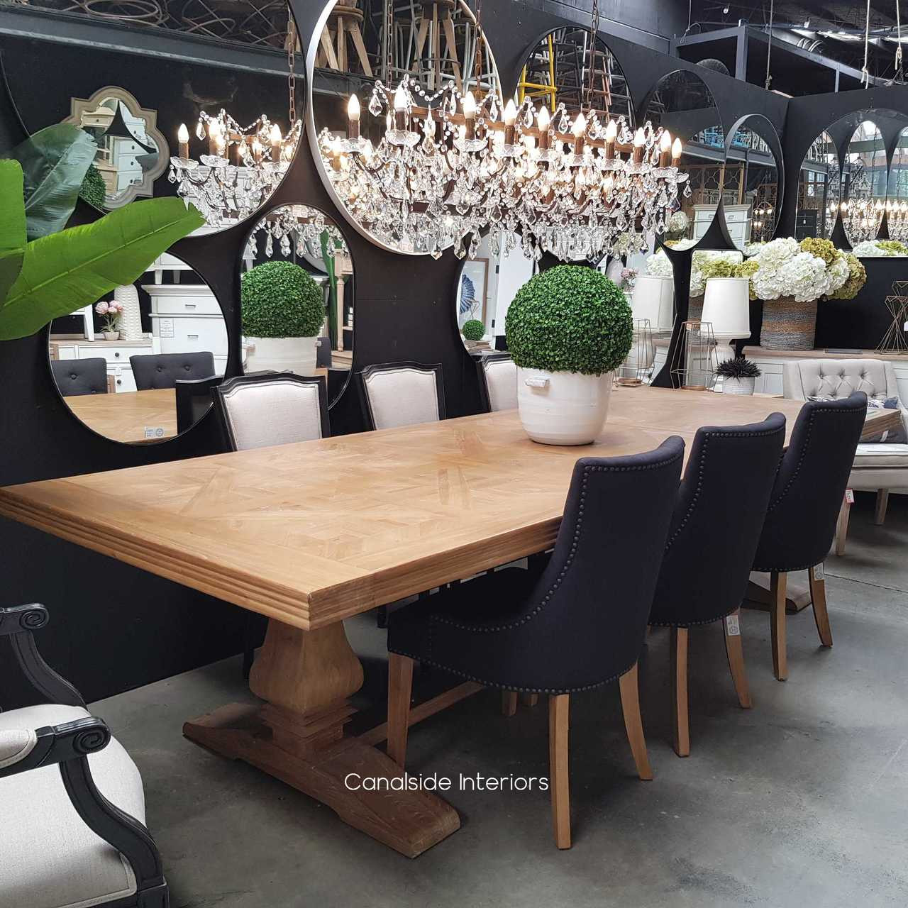 Banquet Size Artisan Parquetry Dining Table