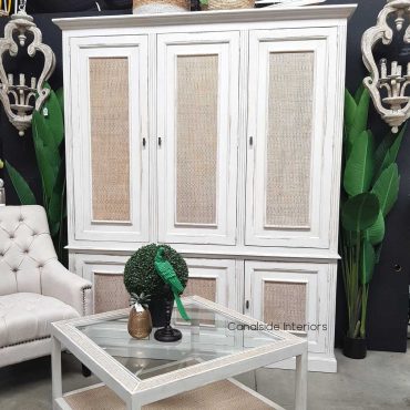 Brielle Rattan Storage Cupboard