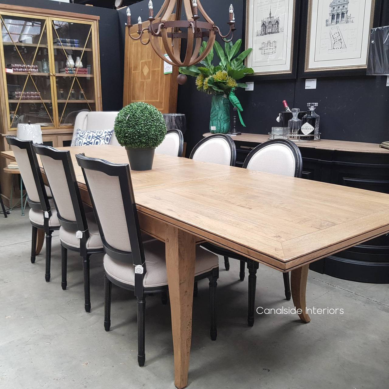 Banquet Size Artisan Parquetry Dining Table