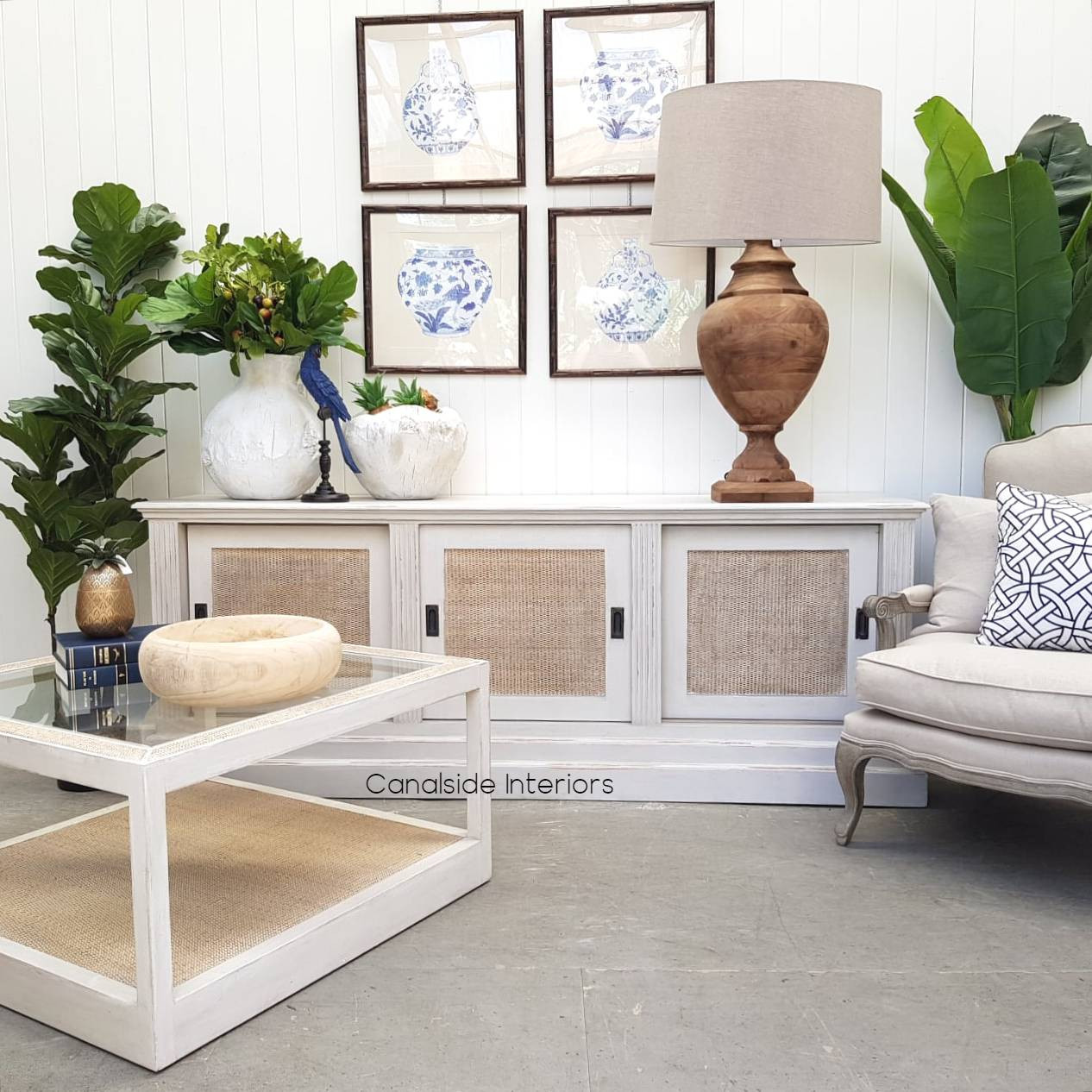 Brielle Rattan Coffee Table