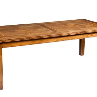 Florence Marble Inlay Double Extension Dining Table