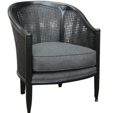 Cabriolet Art Deco Black French