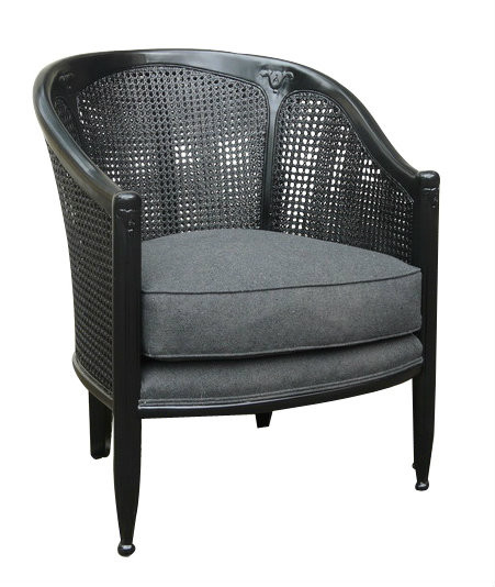 Cabriolet Art Deco Black French