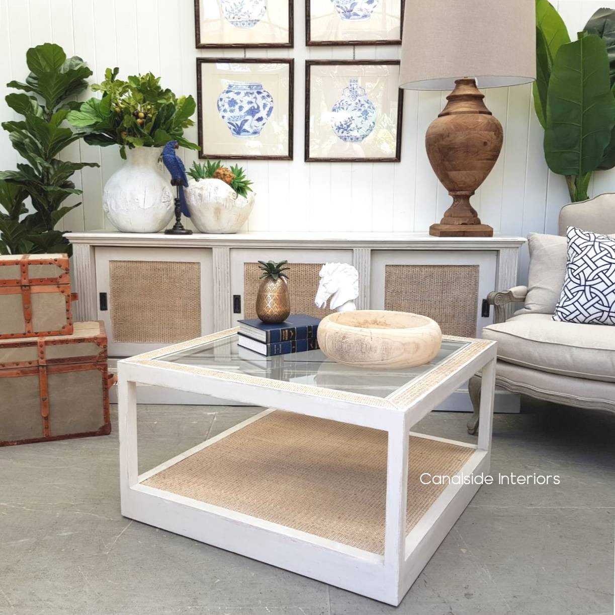 Brielle Rattan Coffee Table