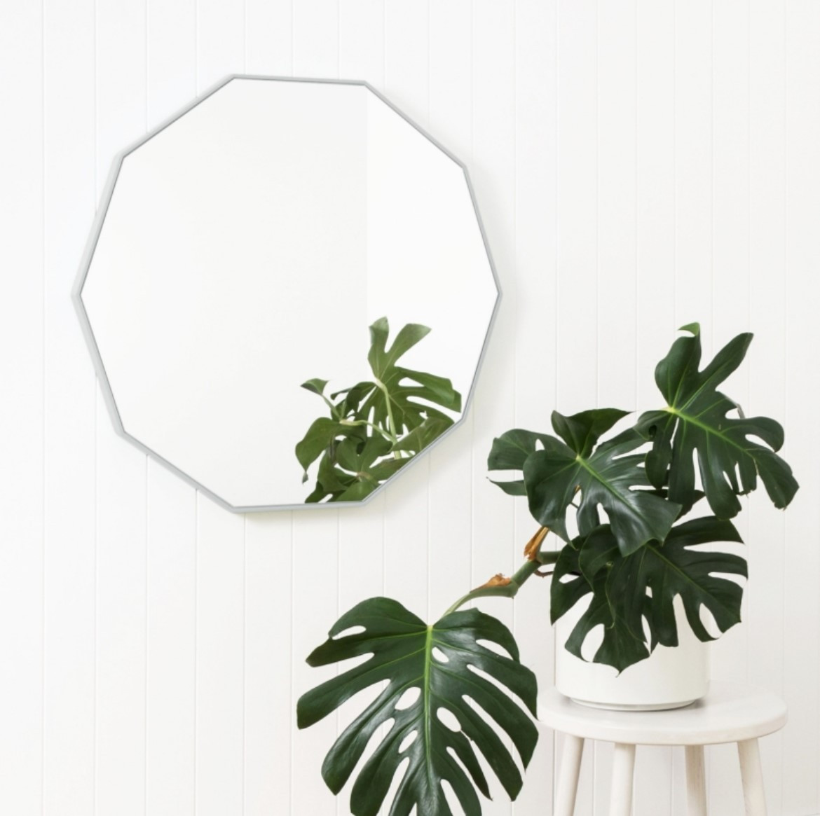 Flynn Geo Mirror - Black