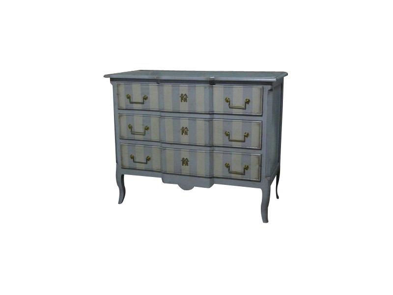 Neyrac Commode Grey and White