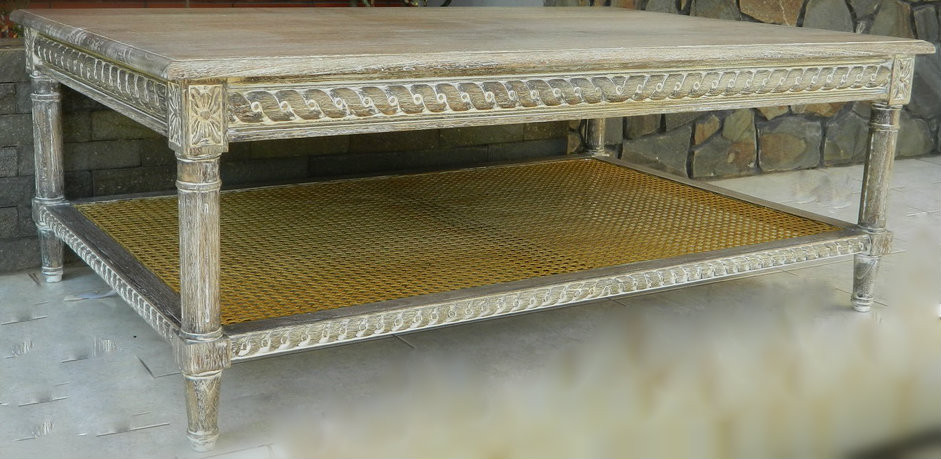 Hamptons Rattan Coffee Table