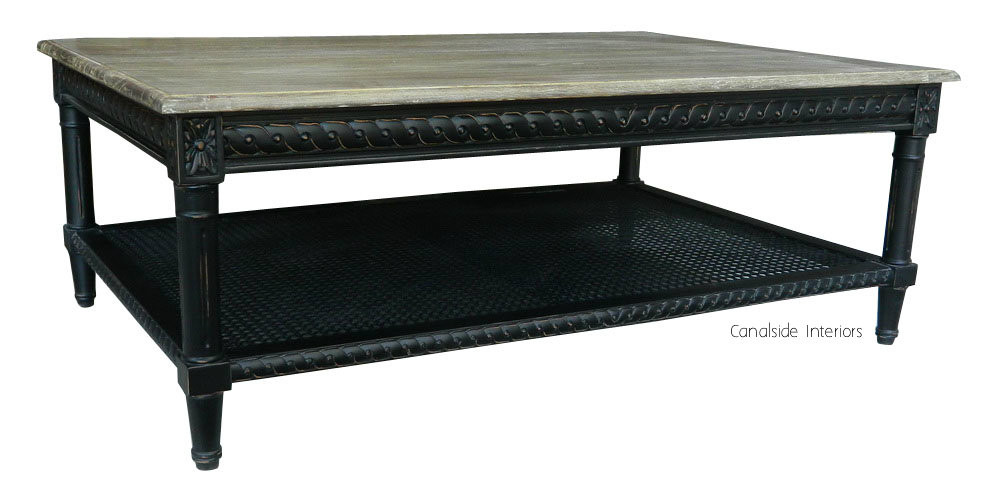 Hamptons Rattan Coffee Table