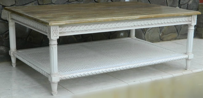 Hamptons Rattan Coffee Table