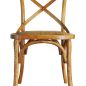 Cross Back Chair - French Oak