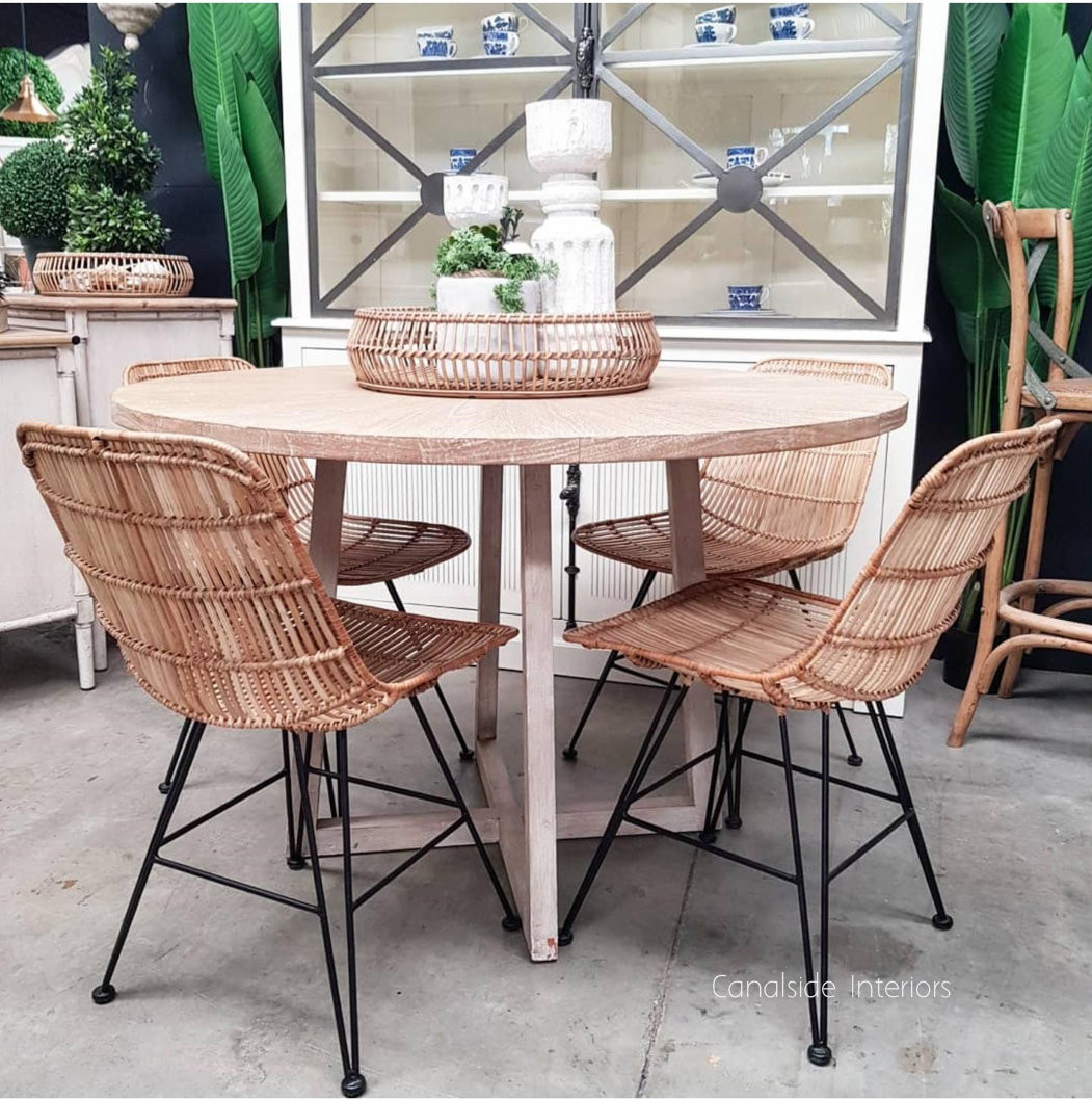 Downing Round Dining Table with Mosaic Top