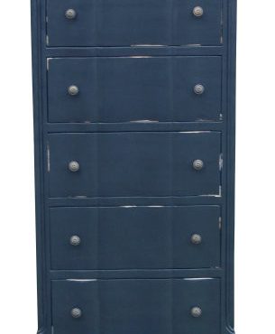 Ema tall chest - Black French