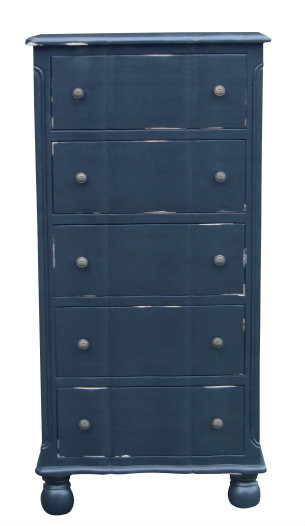 Ema tall chest - Black French