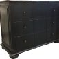 Ema chest of drawers - Distressed Black French