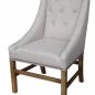Empire Upholstered Dining Chair - Cream