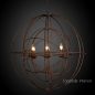 Foucault Twin Orb Chandelier