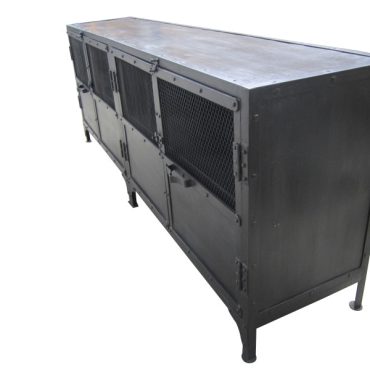 Foundry Industrial Cabinet with Mesh Doors