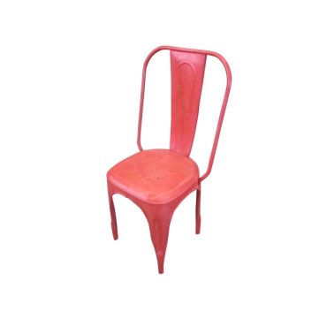 Red Steel Chair
