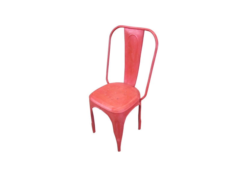 Red Steel Chair