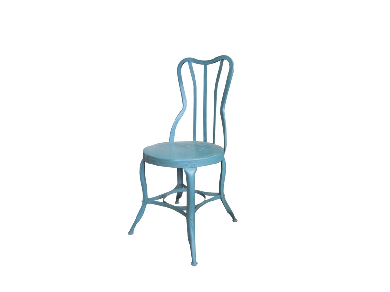 Mary Steel Chair - Blue - Industrial
