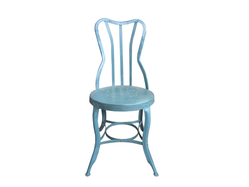 Mary Steel Chair - Blue - Industrial