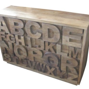 Alphabet Sideboard - Natural