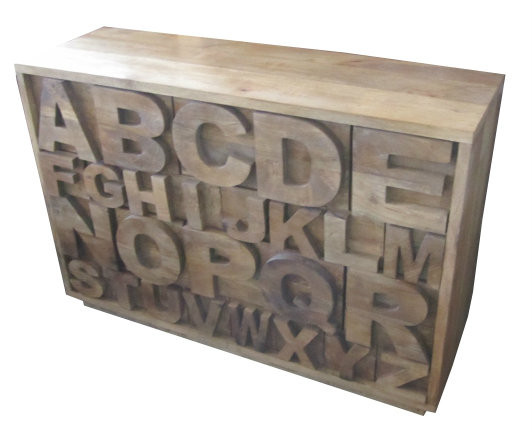 Alphabet Sideboard - Natural