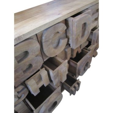 Alphabet Sideboard - Natural