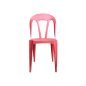 Melanie Steel Chair - Red - Industrial