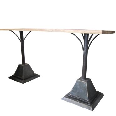 Lamp Post Console Table - Industrial