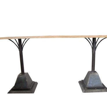 Lamp Post Console Table - Industrial