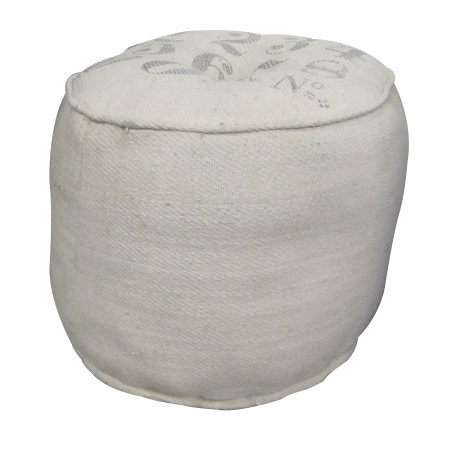 Zoe Ottoman - White - Industrial