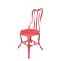 Mary Steel Chair - Red - Industrial