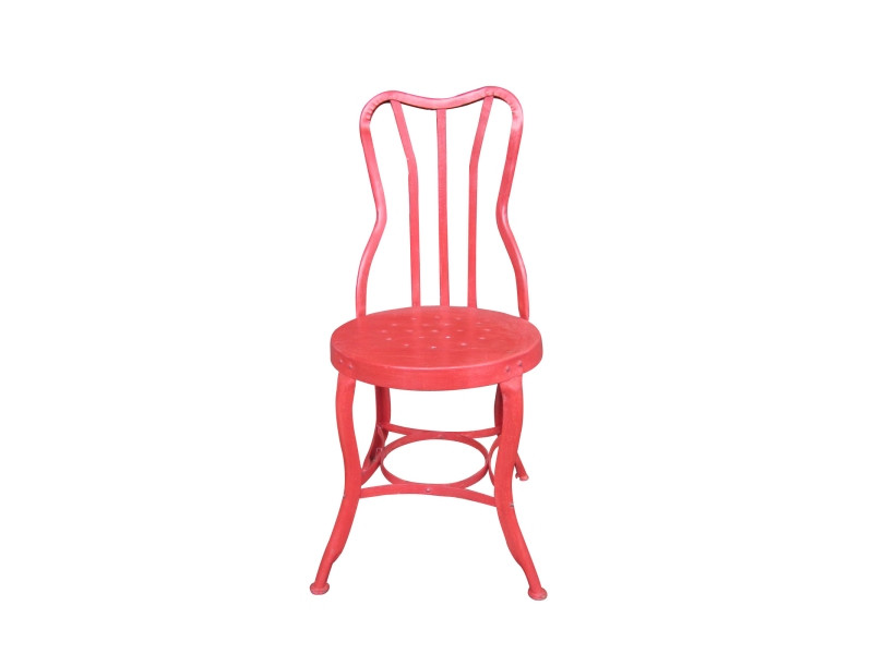 Mary Steel Chair - Red - Industrial