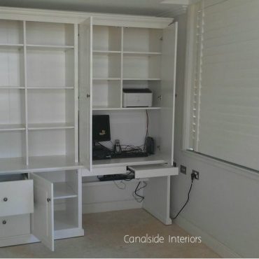 Custom Wall Unit with desk - Stanmore Premises