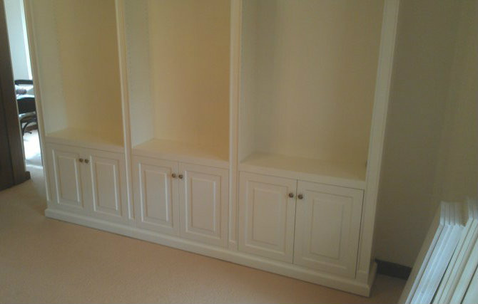 Custom wall unit doors