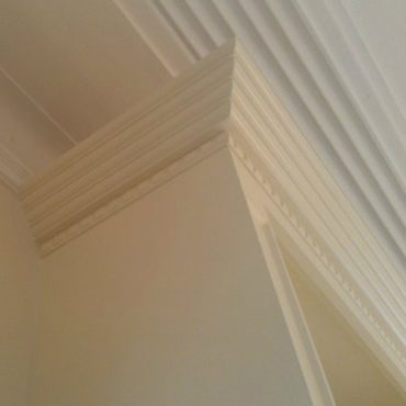 Custom wall unit top moulding