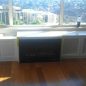 Custom Fireplace Window Seat Unit
