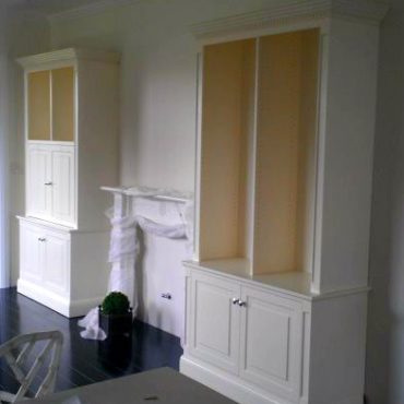 Bespoke Wall Unit Custom Made by Canalside Interiors