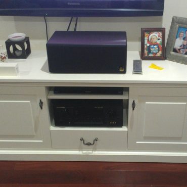 Bespoke TV Unit Custom Made by Canalside Interiors