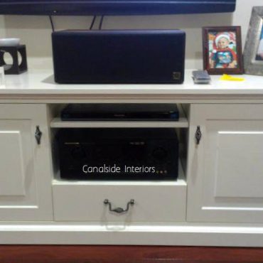 Bespoke TV Unit Custom Made by Canalside Interiors