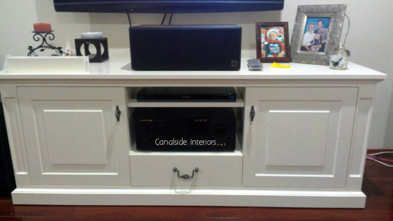 Bespoke TV Unit Custom Made by Canalside Interiors