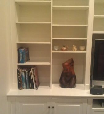 Bespoke TV / Entertainment Wall Unit Custom Made by Canalside Interiors